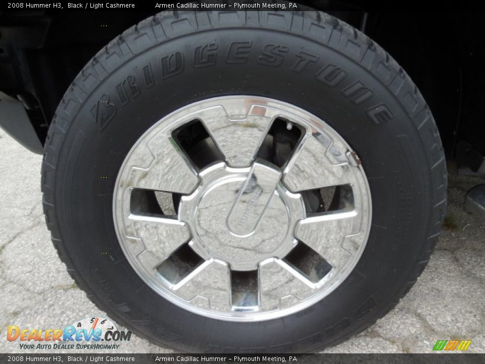 2008 Hummer H3 Black / Light Cashmere Photo #19