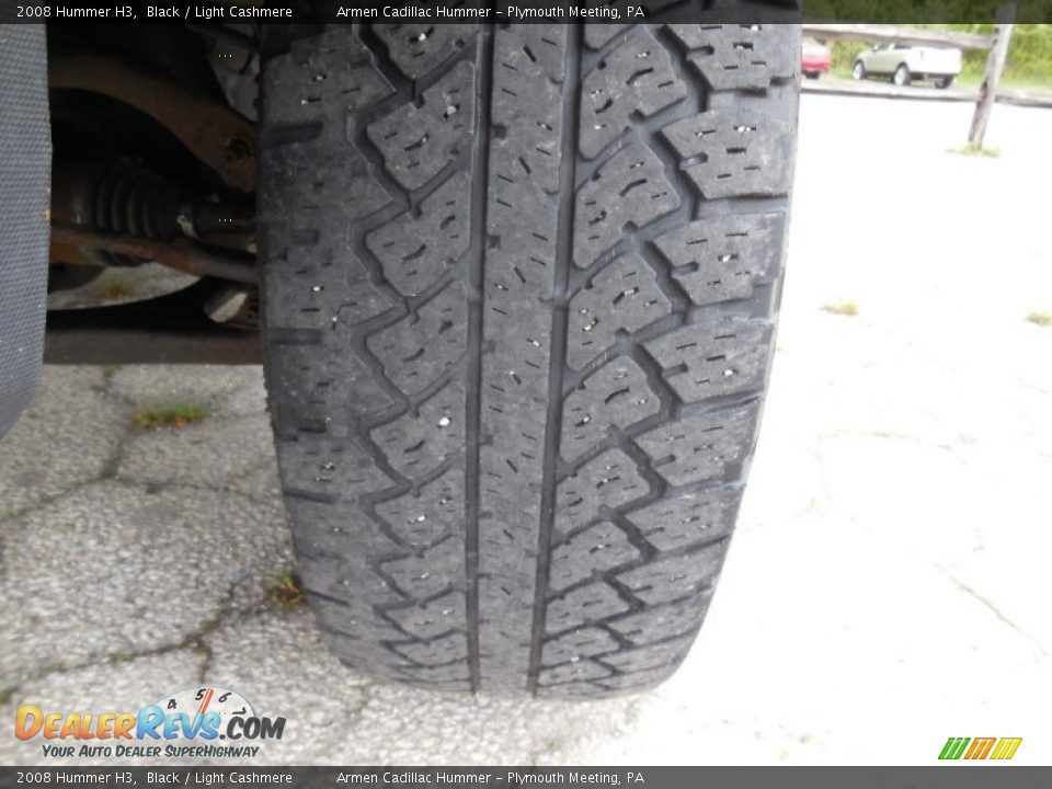 2008 Hummer H3 Black / Light Cashmere Photo #20