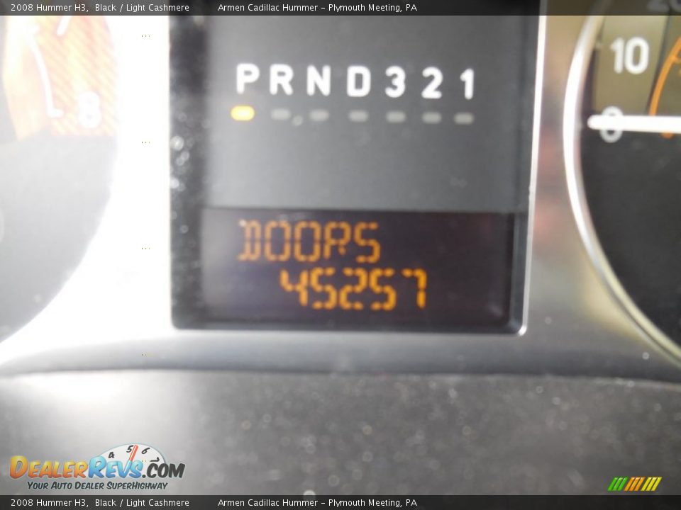 2008 Hummer H3 Black / Light Cashmere Photo #24