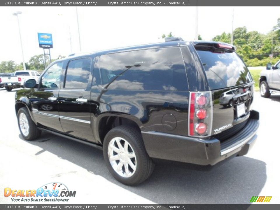 2013 GMC Yukon XL Denali AWD Onyx Black / Ebony Photo #3