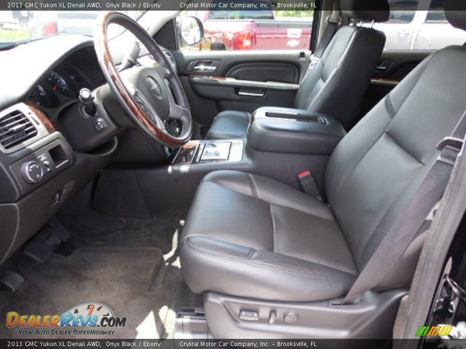 2013 GMC Yukon XL Denali AWD Onyx Black / Ebony Photo #4