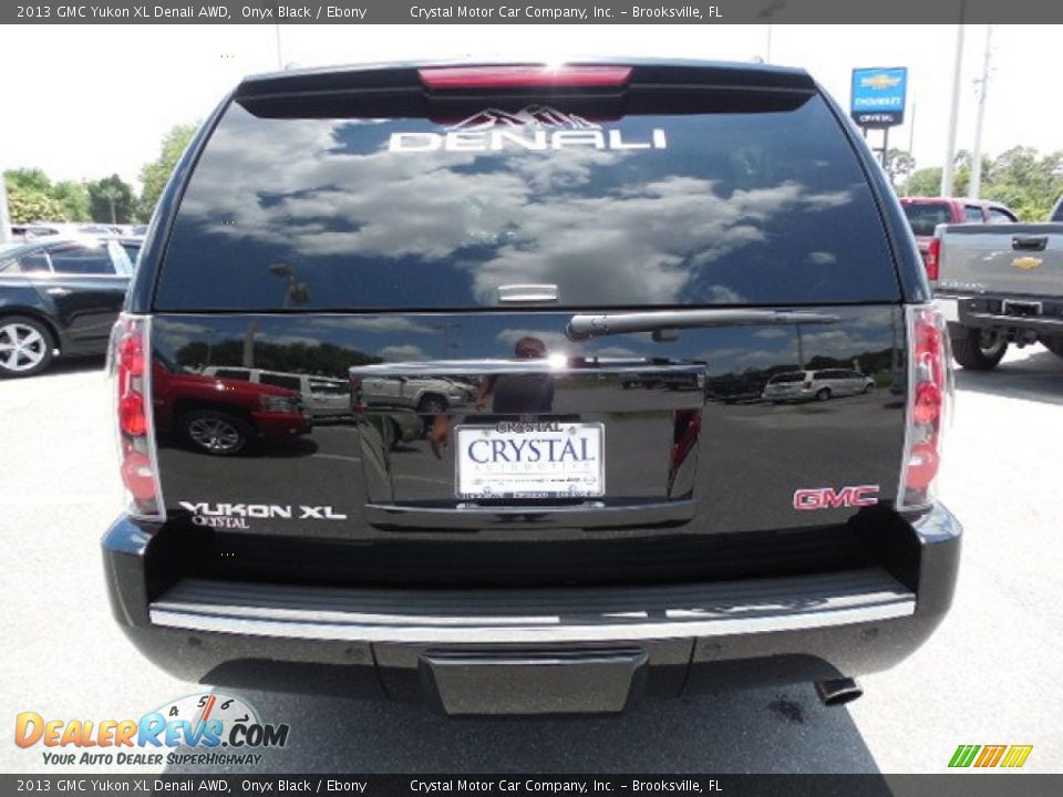 2013 GMC Yukon XL Denali AWD Onyx Black / Ebony Photo #10