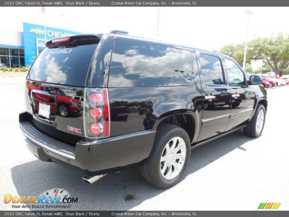 2013 GMC Yukon XL Denali AWD Onyx Black / Ebony Photo #11