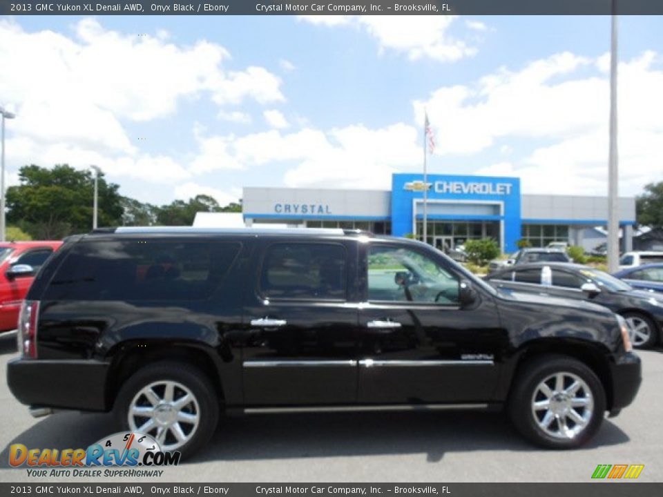 2013 GMC Yukon XL Denali AWD Onyx Black / Ebony Photo #12