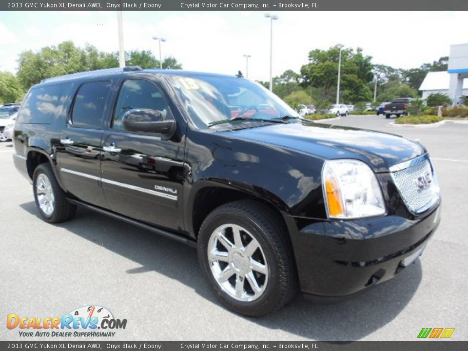 2013 GMC Yukon XL Denali AWD Onyx Black / Ebony Photo #13