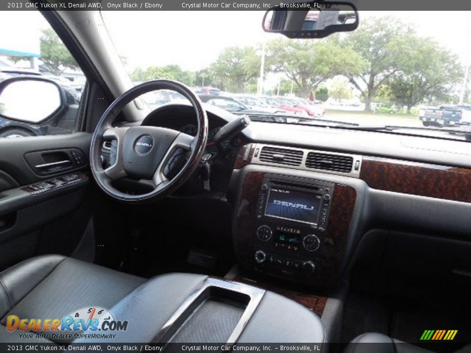 2013 GMC Yukon XL Denali AWD Onyx Black / Ebony Photo #14