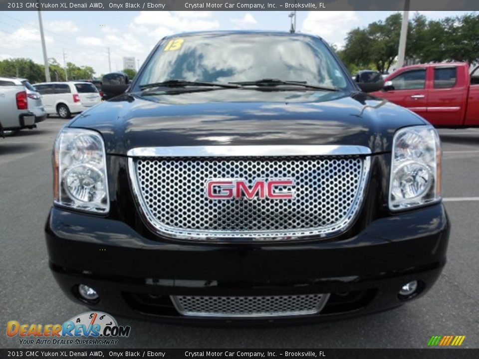 2013 GMC Yukon XL Denali AWD Onyx Black / Ebony Photo #16