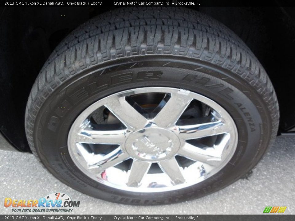 2013 GMC Yukon XL Denali AWD Onyx Black / Ebony Photo #17