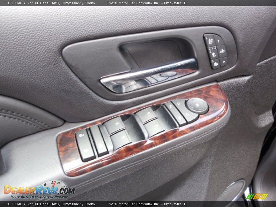 2013 GMC Yukon XL Denali AWD Onyx Black / Ebony Photo #20