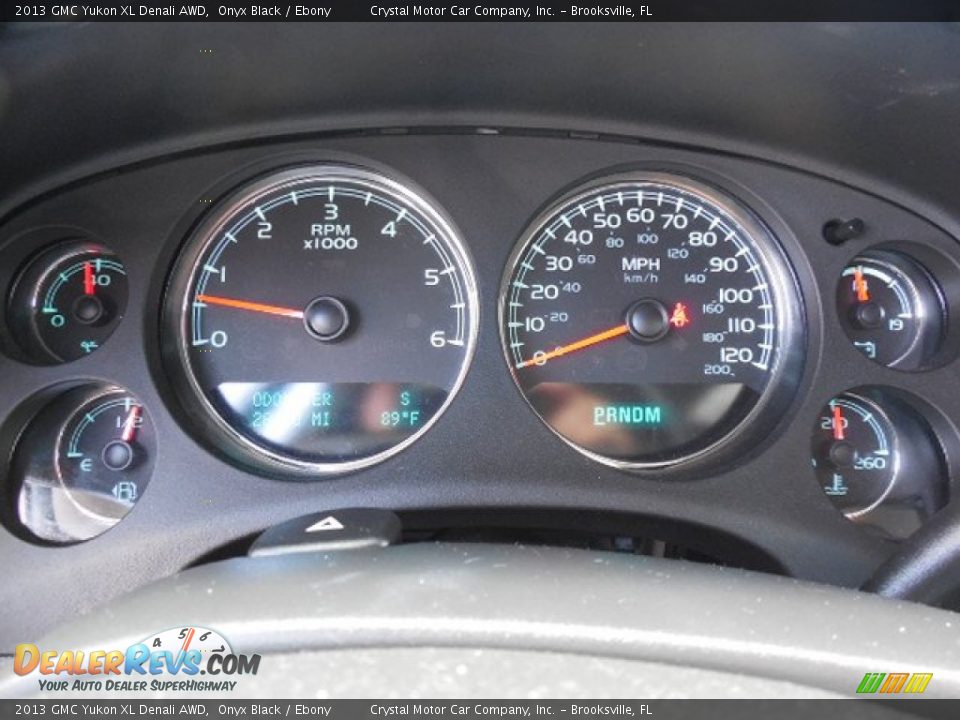 2013 GMC Yukon XL Denali AWD Onyx Black / Ebony Photo #21