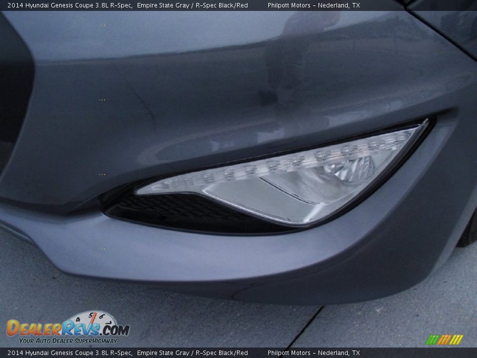 2014 Hyundai Genesis Coupe 3.8L R-Spec Empire State Gray / R-Spec Black/Red Photo #10