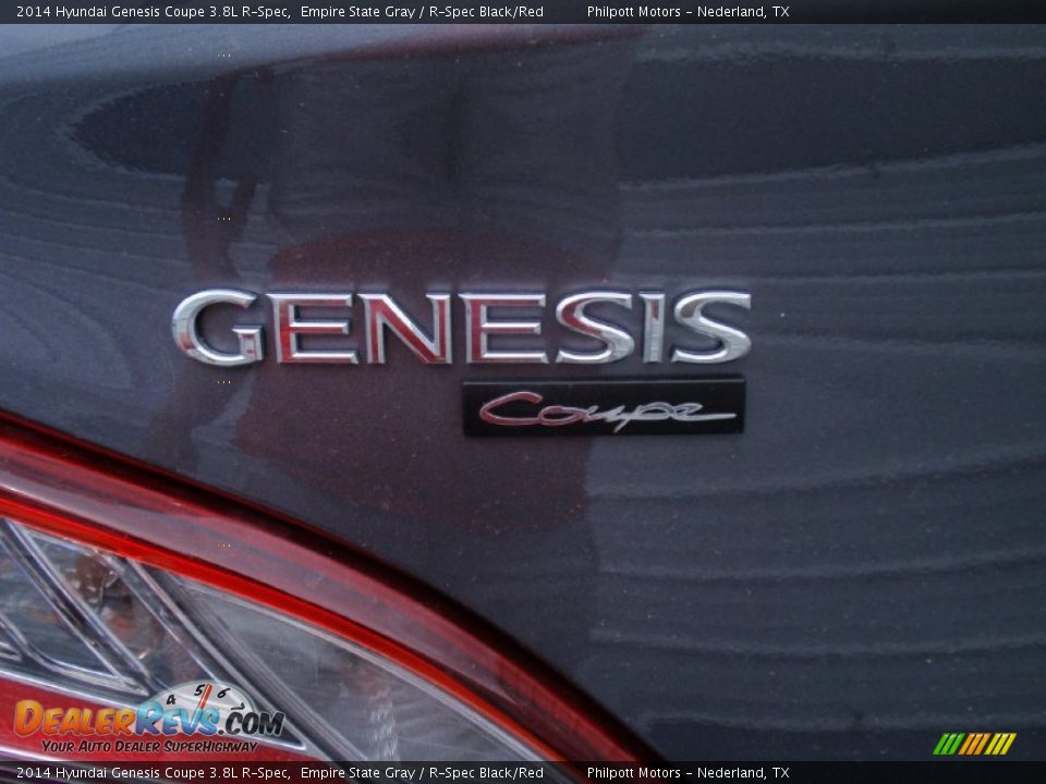 2014 Hyundai Genesis Coupe 3.8L R-Spec Empire State Gray / R-Spec Black/Red Photo #14