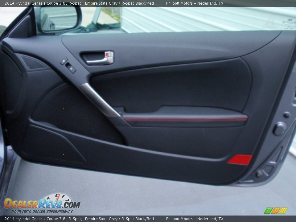 2014 Hyundai Genesis Coupe 3.8L R-Spec Empire State Gray / R-Spec Black/Red Photo #17