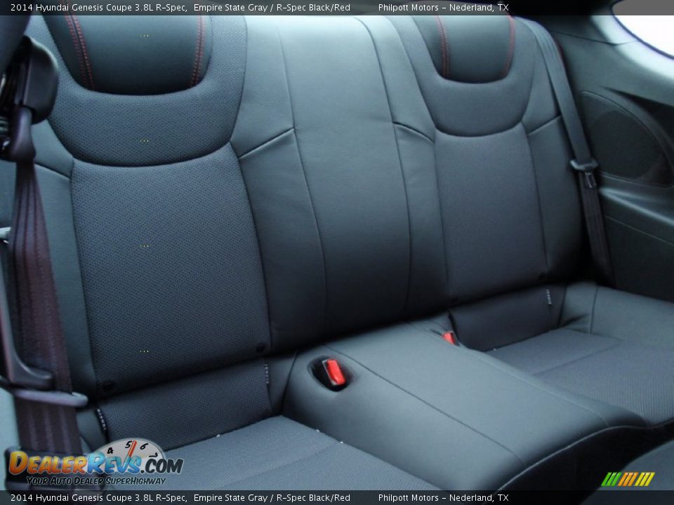 2014 Hyundai Genesis Coupe 3.8L R-Spec Empire State Gray / R-Spec Black/Red Photo #20