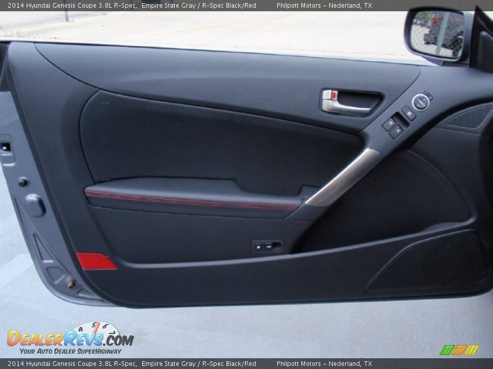 2014 Hyundai Genesis Coupe 3.8L R-Spec Empire State Gray / R-Spec Black/Red Photo #22