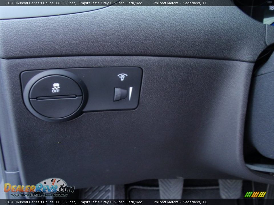 2014 Hyundai Genesis Coupe 3.8L R-Spec Empire State Gray / R-Spec Black/Red Photo #32