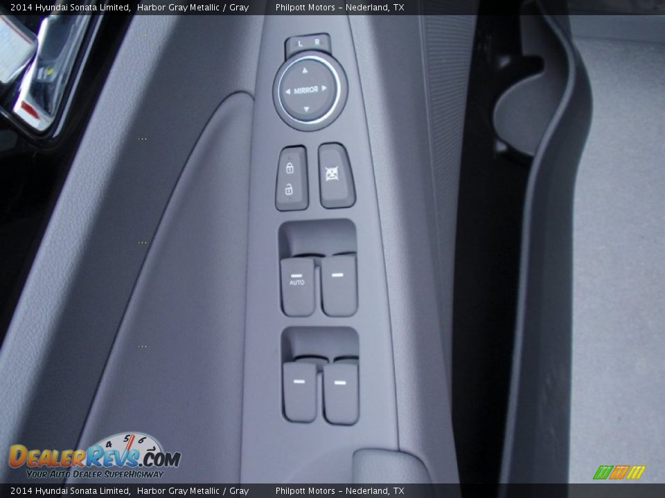2014 Hyundai Sonata Limited Harbor Gray Metallic / Gray Photo #24