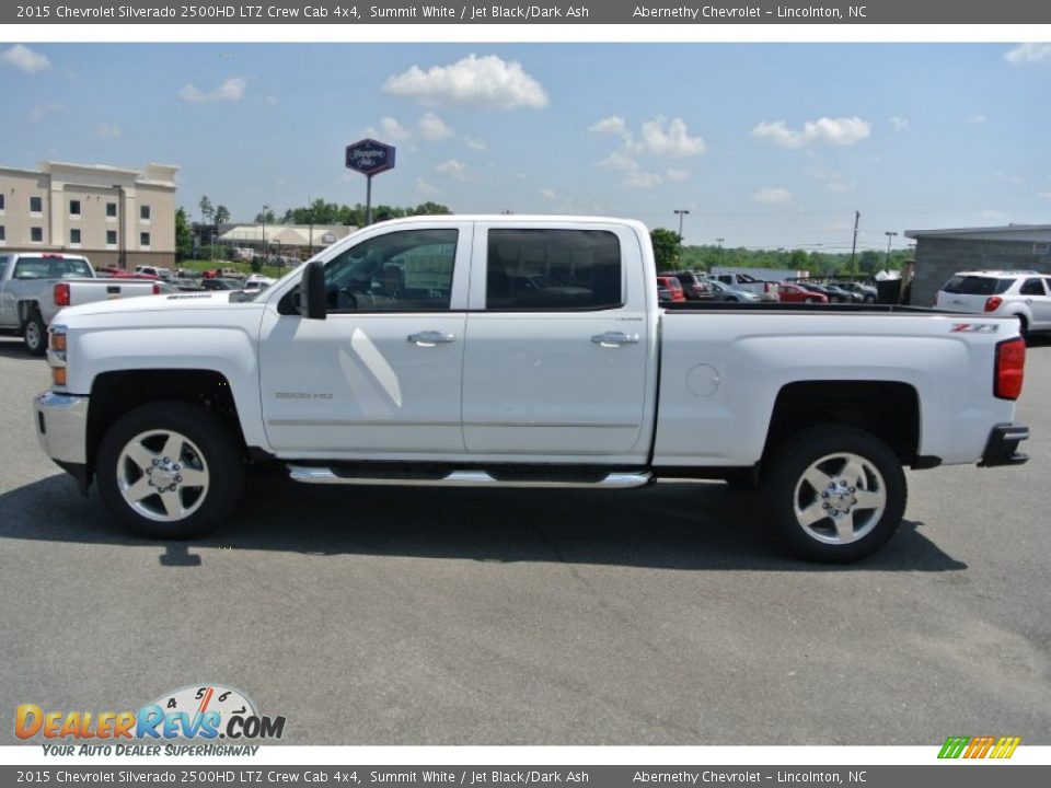 2015 Chevrolet Silverado 2500HD LTZ Crew Cab 4x4 Summit White / Jet Black/Dark Ash Photo #3