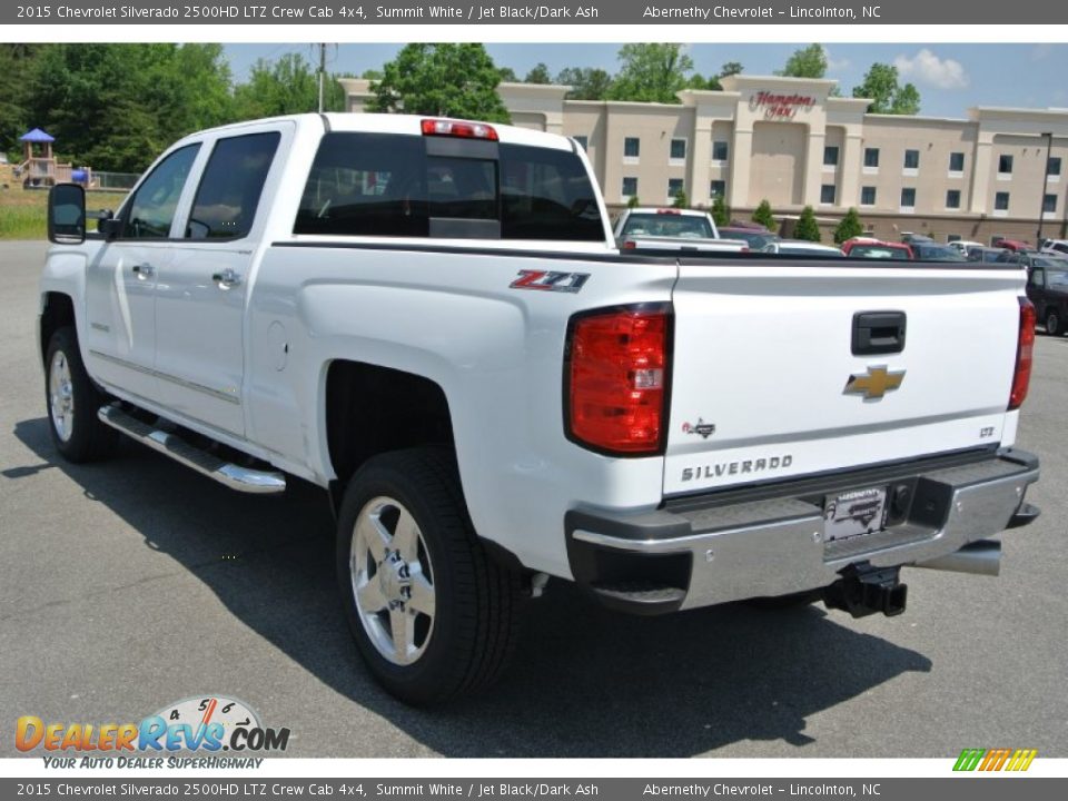 2015 Chevrolet Silverado 2500HD LTZ Crew Cab 4x4 Summit White / Jet Black/Dark Ash Photo #4