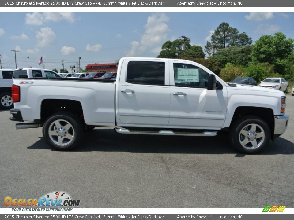 2015 Chevrolet Silverado 2500HD LTZ Crew Cab 4x4 Summit White / Jet Black/Dark Ash Photo #6