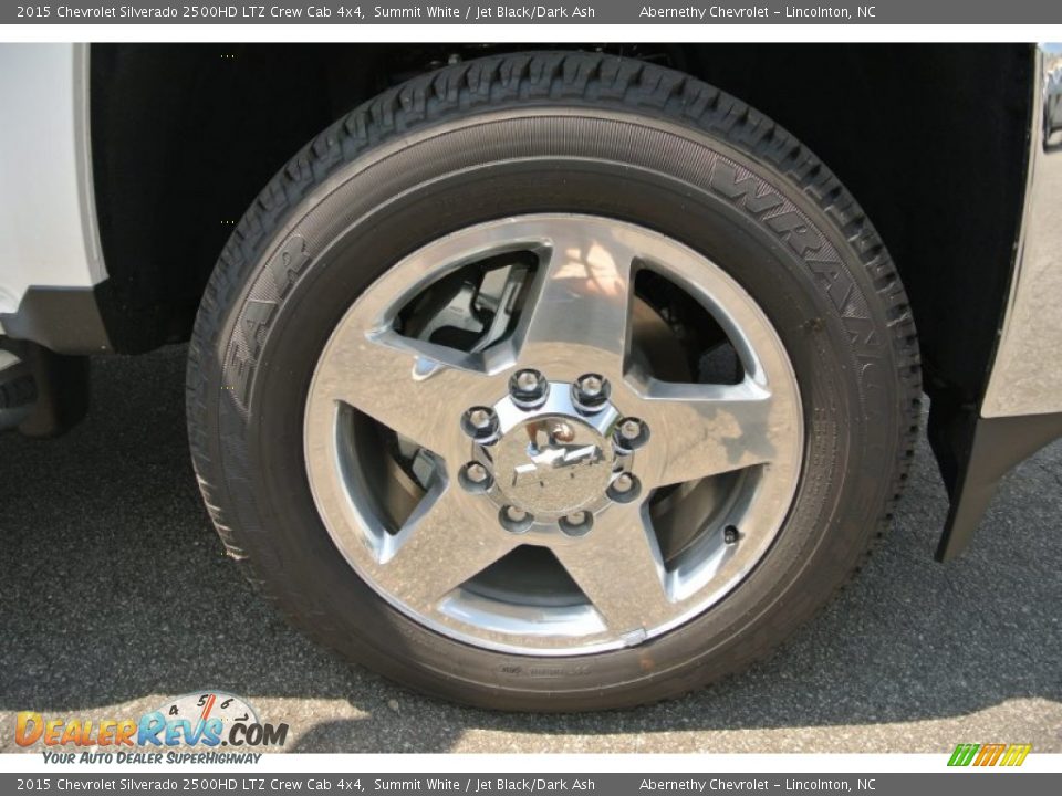2015 Chevrolet Silverado 2500HD LTZ Crew Cab 4x4 Summit White / Jet Black/Dark Ash Photo #20