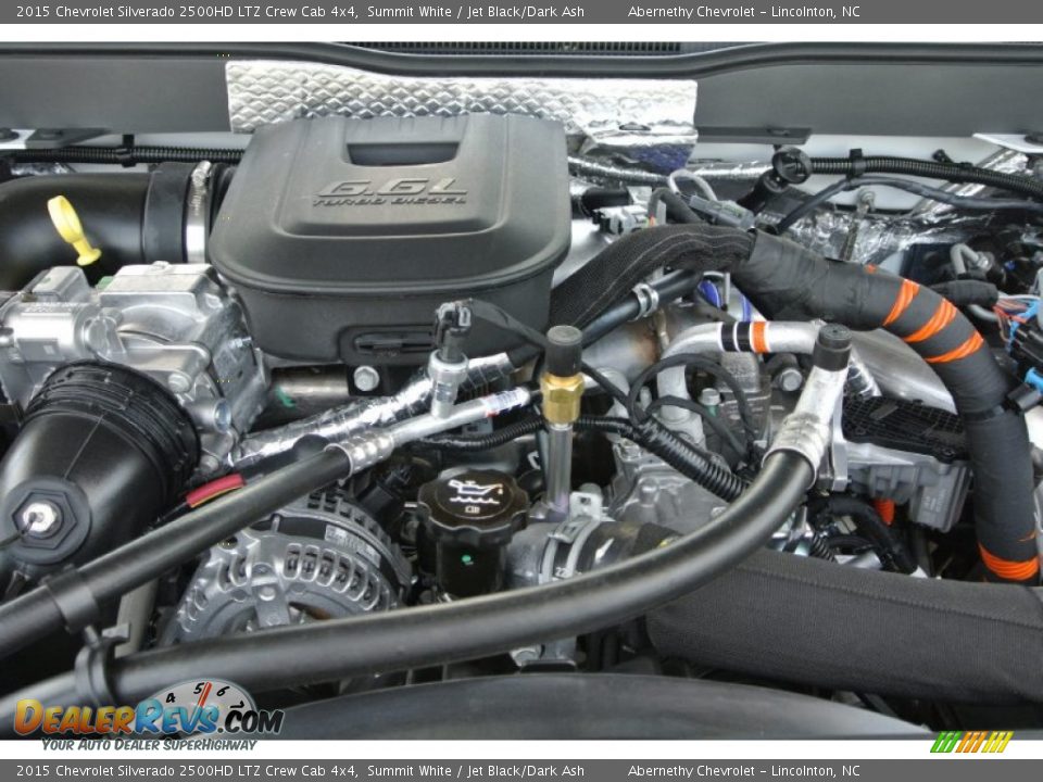 2015 Chevrolet Silverado 2500HD LTZ Crew Cab 4x4 Summit White / Jet Black/Dark Ash Photo #22