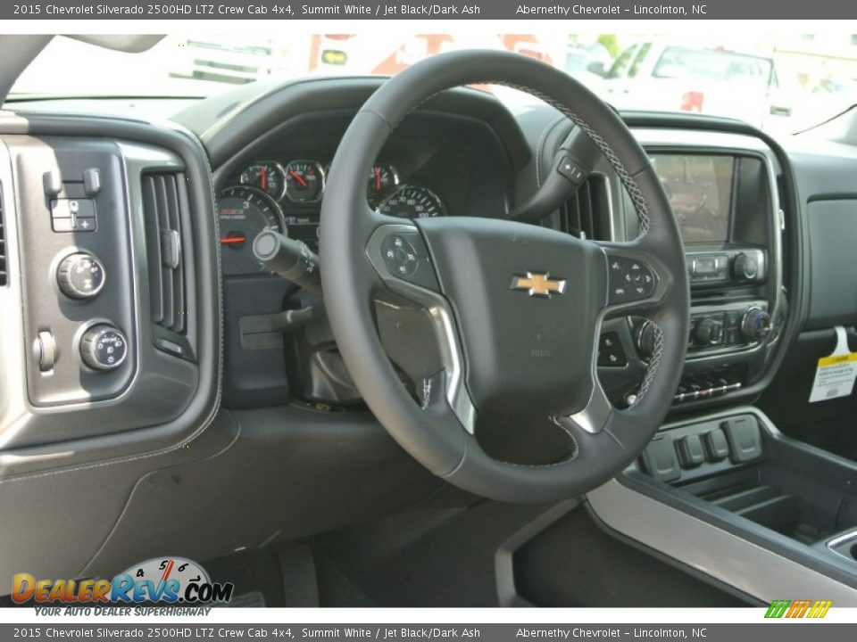 2015 Chevrolet Silverado 2500HD LTZ Crew Cab 4x4 Summit White / Jet Black/Dark Ash Photo #23