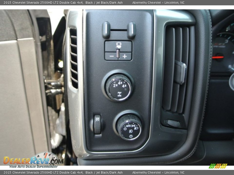 2015 Chevrolet Silverado 2500HD LTZ Double Cab 4x4 Black / Jet Black/Dark Ash Photo #10
