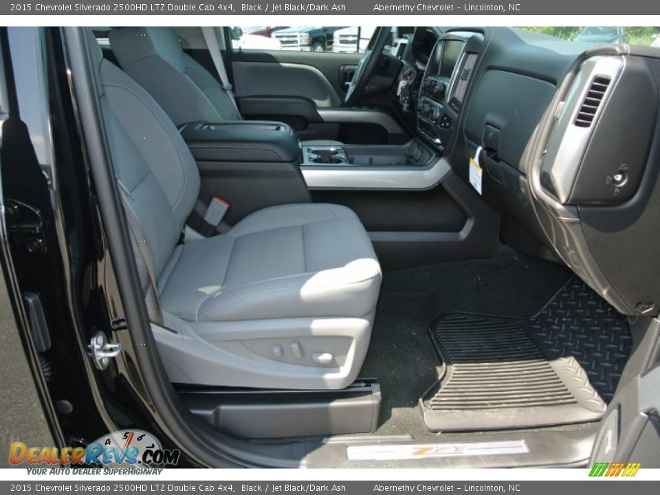 2015 Chevrolet Silverado 2500HD LTZ Double Cab 4x4 Black / Jet Black/Dark Ash Photo #17