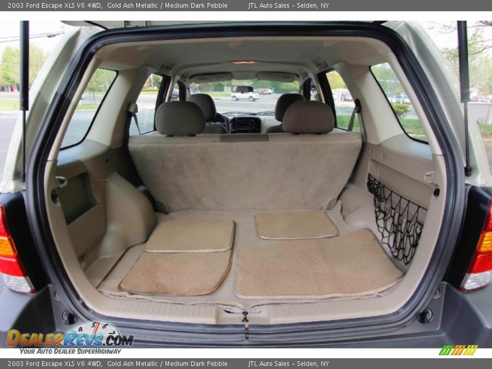 2003 Ford Escape XLS V6 4WD Gold Ash Metallic / Medium Dark Pebble Photo #6