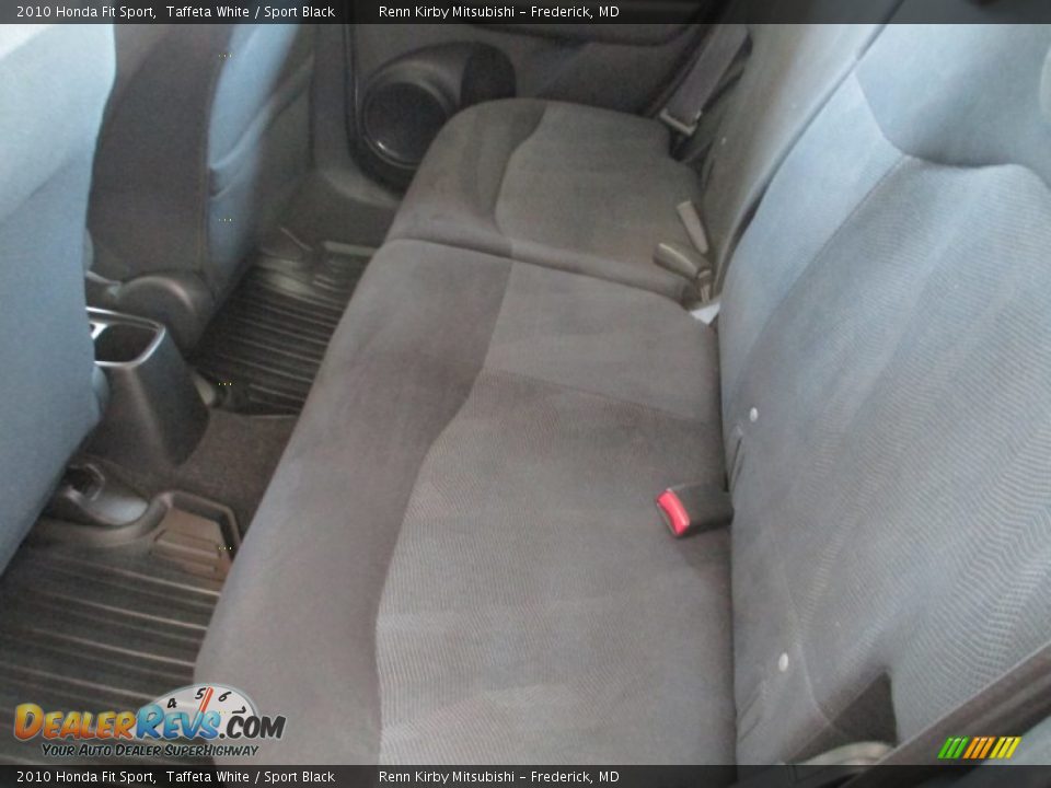 2010 Honda Fit Sport Taffeta White / Sport Black Photo #25