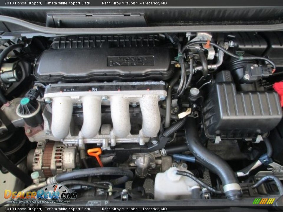 2010 Honda Fit Sport Taffeta White / Sport Black Photo #30
