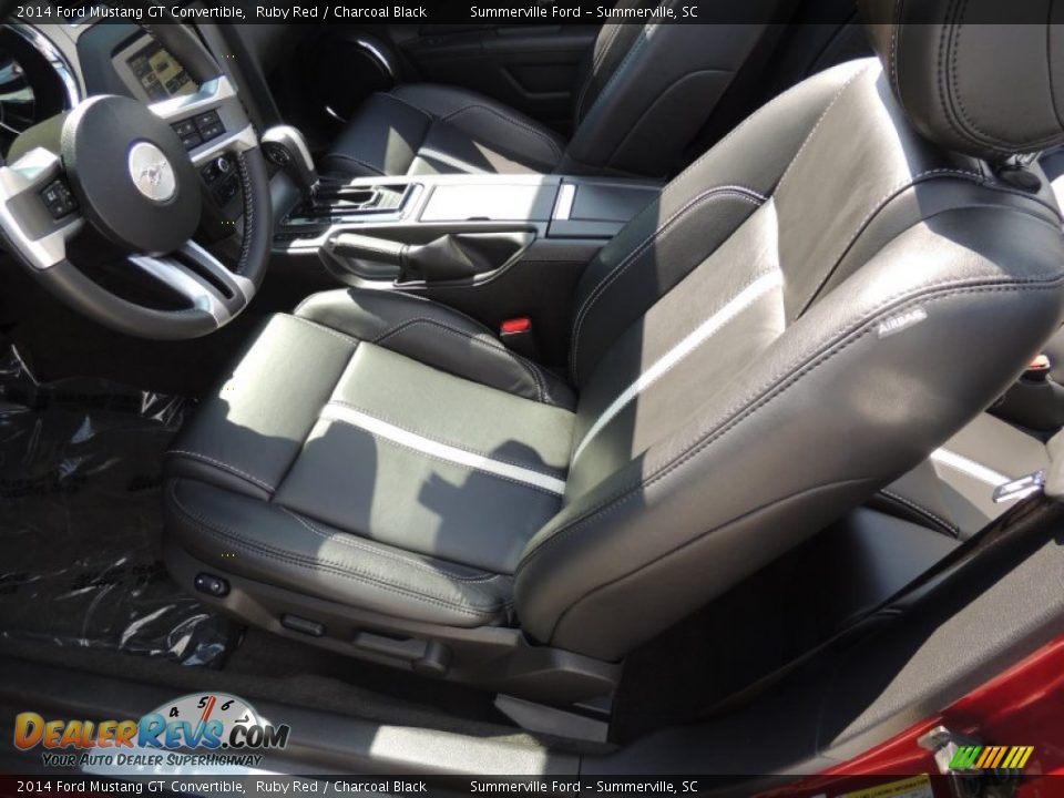2014 Ford Mustang GT Convertible Ruby Red / Charcoal Black Photo #4