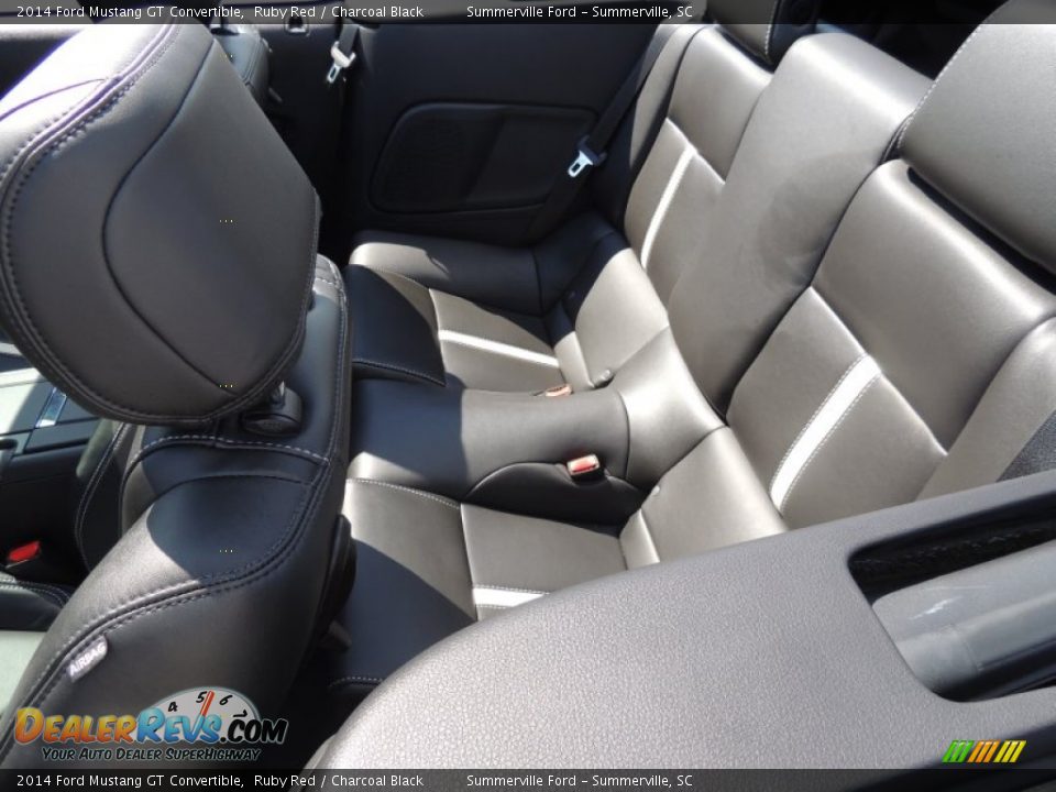 2014 Ford Mustang GT Convertible Ruby Red / Charcoal Black Photo #5