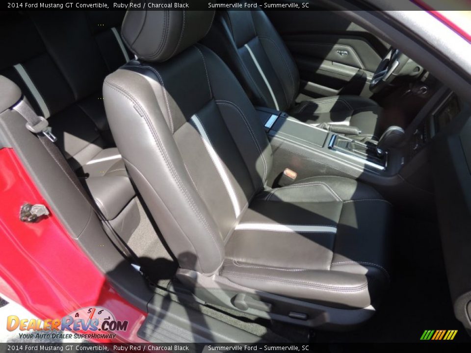 2014 Ford Mustang GT Convertible Ruby Red / Charcoal Black Photo #7