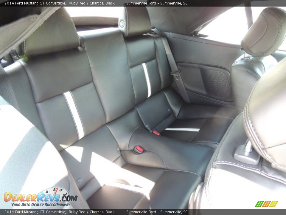 2014 Ford Mustang GT Convertible Ruby Red / Charcoal Black Photo #8