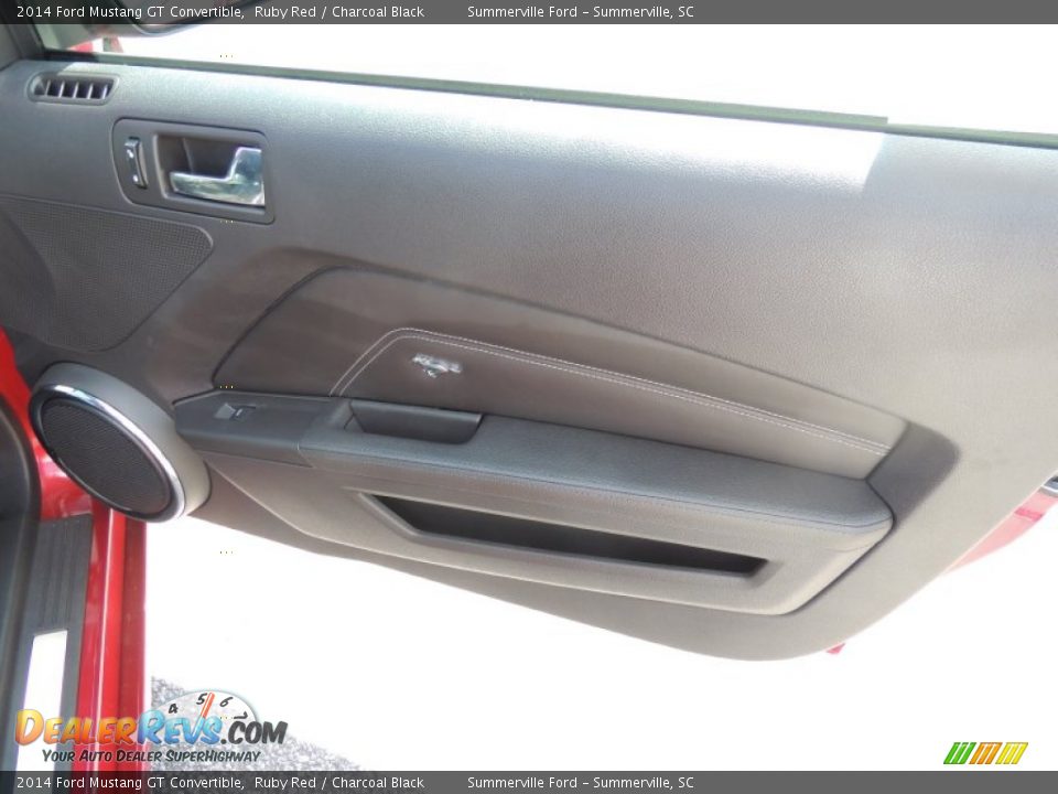 2014 Ford Mustang GT Convertible Ruby Red / Charcoal Black Photo #9
