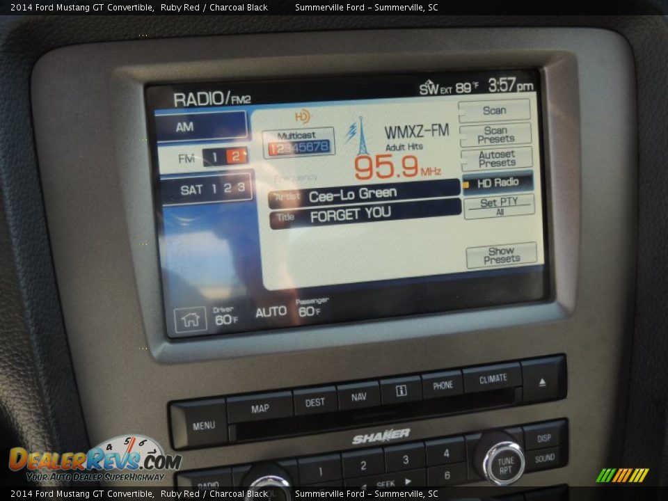 2014 Ford Mustang GT Convertible Ruby Red / Charcoal Black Photo #17