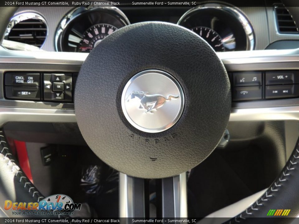 2014 Ford Mustang GT Convertible Ruby Red / Charcoal Black Photo #18