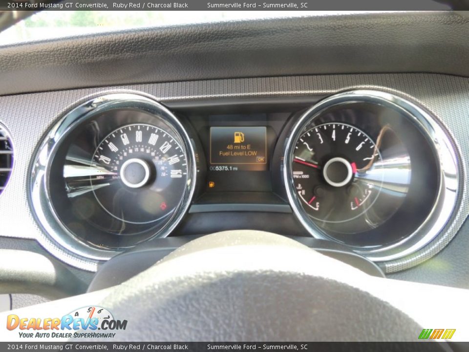 2014 Ford Mustang GT Convertible Ruby Red / Charcoal Black Photo #19