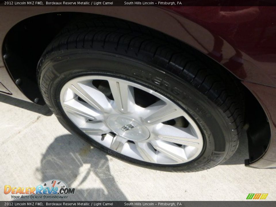 2012 Lincoln MKZ FWD Bordeaux Reserve Metallic / Light Camel Photo #9