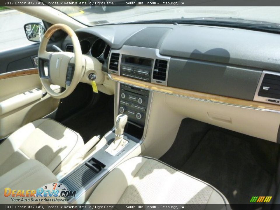 2012 Lincoln MKZ FWD Bordeaux Reserve Metallic / Light Camel Photo #11