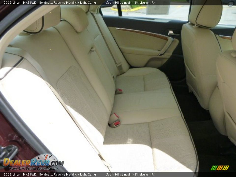 2012 Lincoln MKZ FWD Bordeaux Reserve Metallic / Light Camel Photo #14