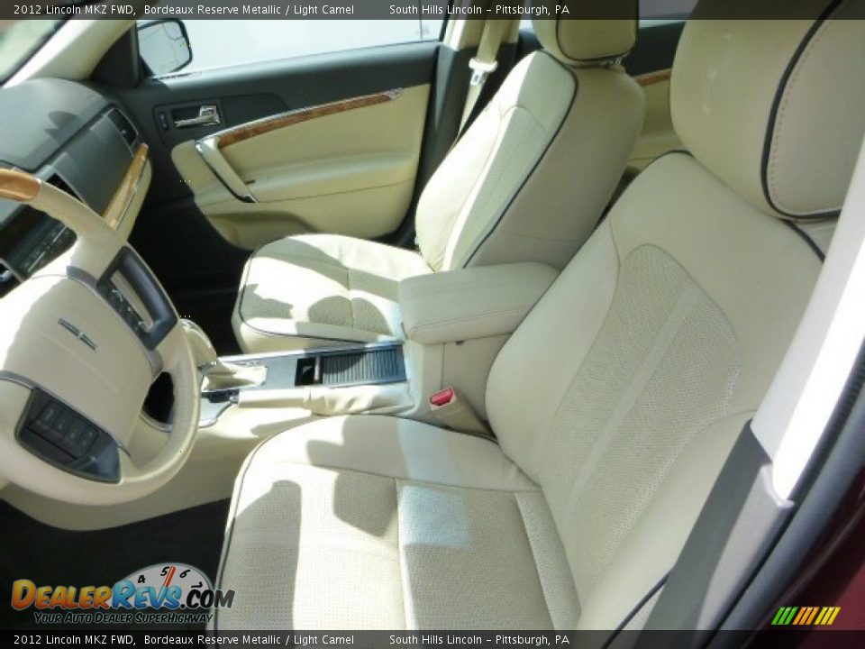 2012 Lincoln MKZ FWD Bordeaux Reserve Metallic / Light Camel Photo #16