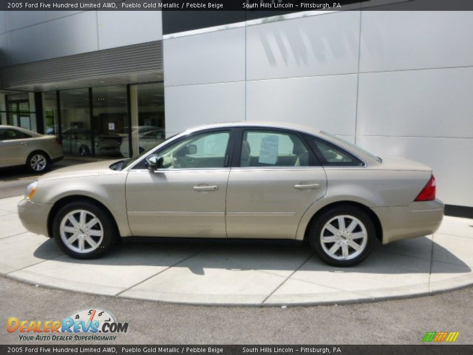 2005 Ford Five Hundred Limited AWD Pueblo Gold Metallic / Pebble Beige Photo #2