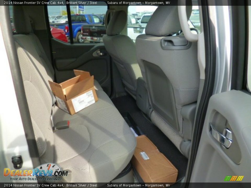 2014 Nissan Frontier SV Crew Cab 4x4 Brilliant Silver / Steel Photo #11