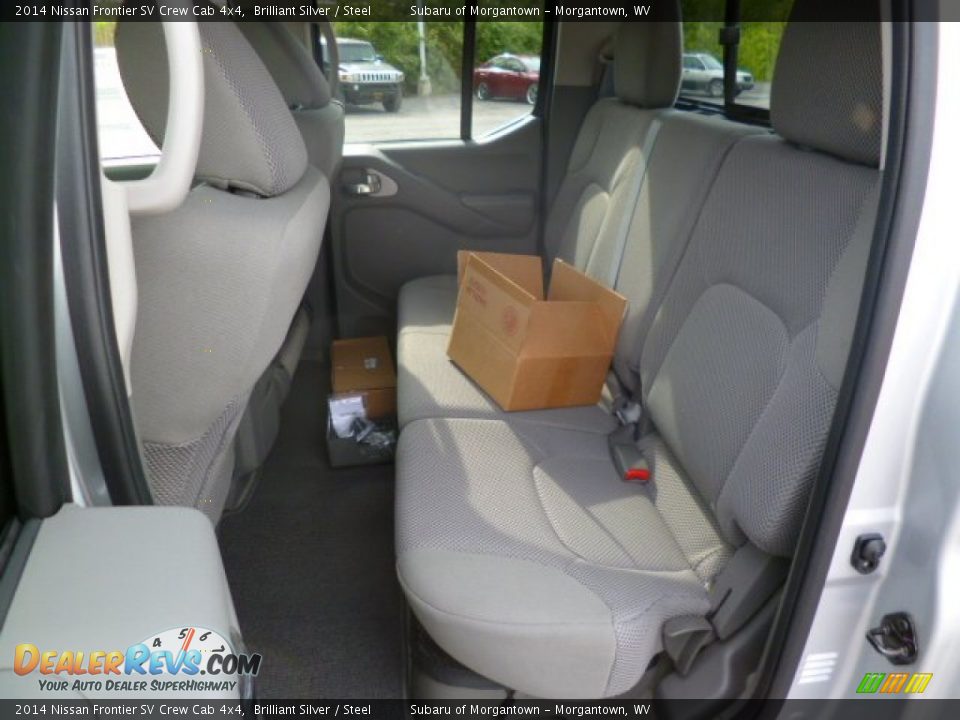 2014 Nissan Frontier SV Crew Cab 4x4 Brilliant Silver / Steel Photo #13