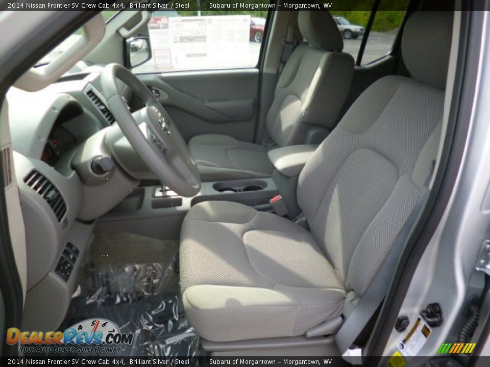 2014 Nissan Frontier SV Crew Cab 4x4 Brilliant Silver / Steel Photo #15