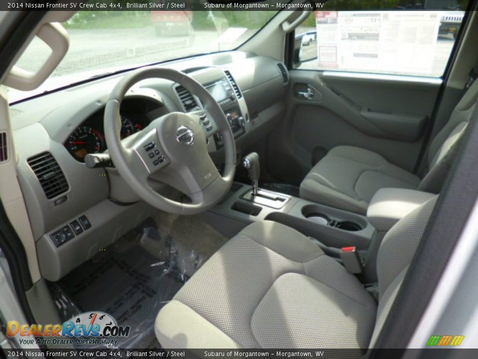 2014 Nissan Frontier SV Crew Cab 4x4 Brilliant Silver / Steel Photo #16
