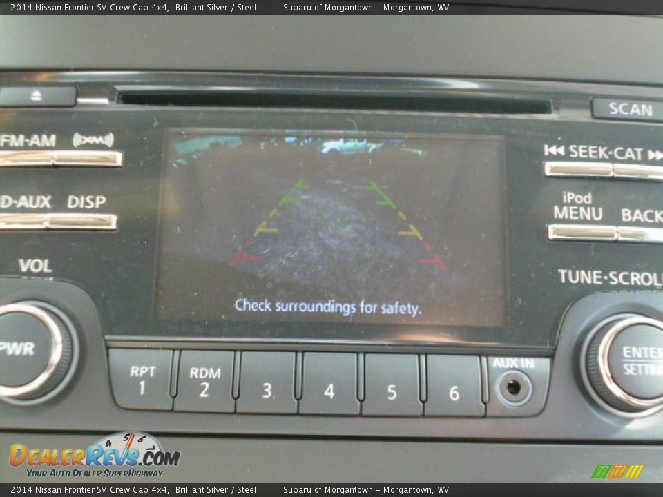 2014 Nissan Frontier SV Crew Cab 4x4 Brilliant Silver / Steel Photo #19